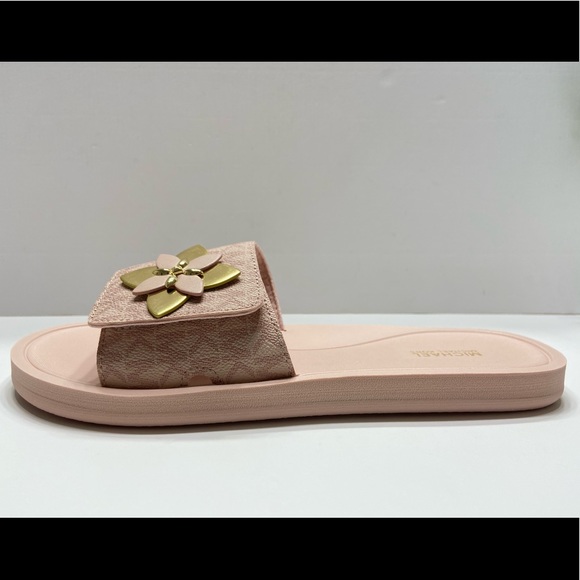 NEW Michael Kors Mini MK Logo Womens Summer Slide - Picture 7 of 11